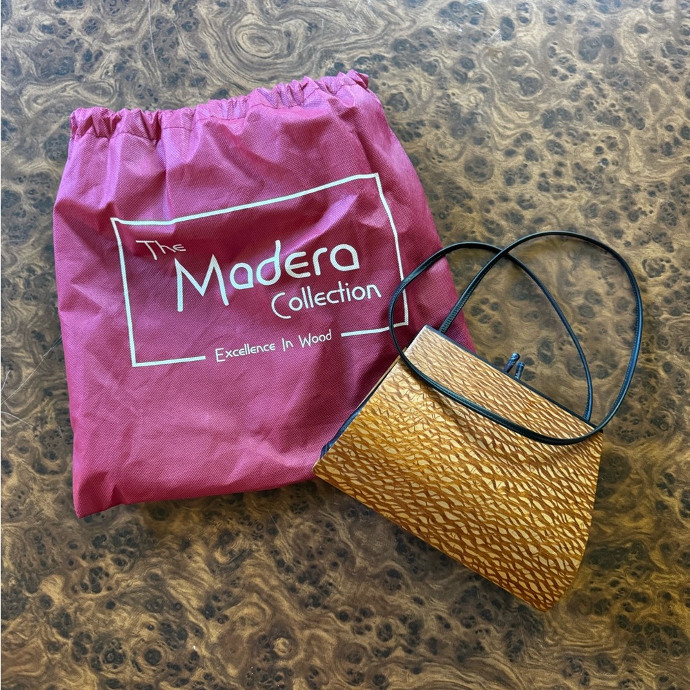 The Madera Collection wood purse